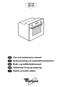 Um das Dokument anzuzeigen Whirlpool AKZ 244/IX Bedienungsanleitung